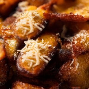 Plátanos Maduros con queso
