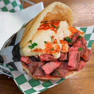 #25 CARNE Y QUESO A LA PLANCHA